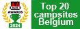 ACSI-awards 2024: Top 20 campsites Belgium